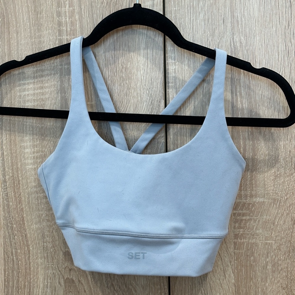 SET ACTIVE sports bra baby blue